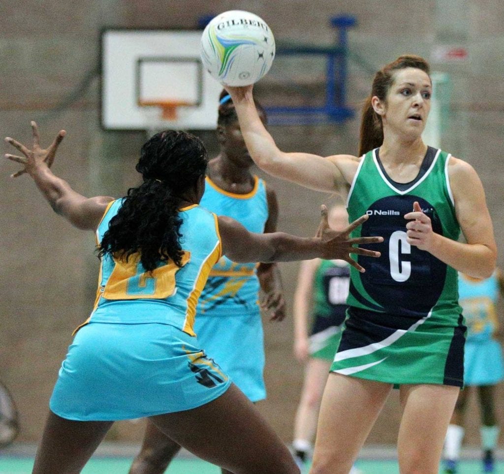 Northern Ireland's Caroline O'Hanlon in action