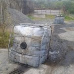 Fuel waste dumped in Upper Darkley, county Armagh