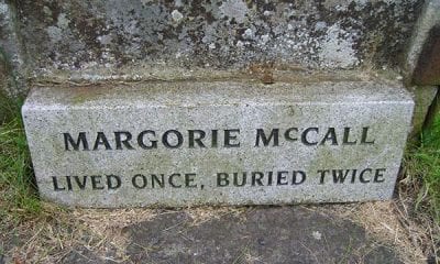 Marjorie McCall gravestone in Lurgan