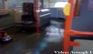 Bus flooded