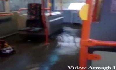 Bus flooded