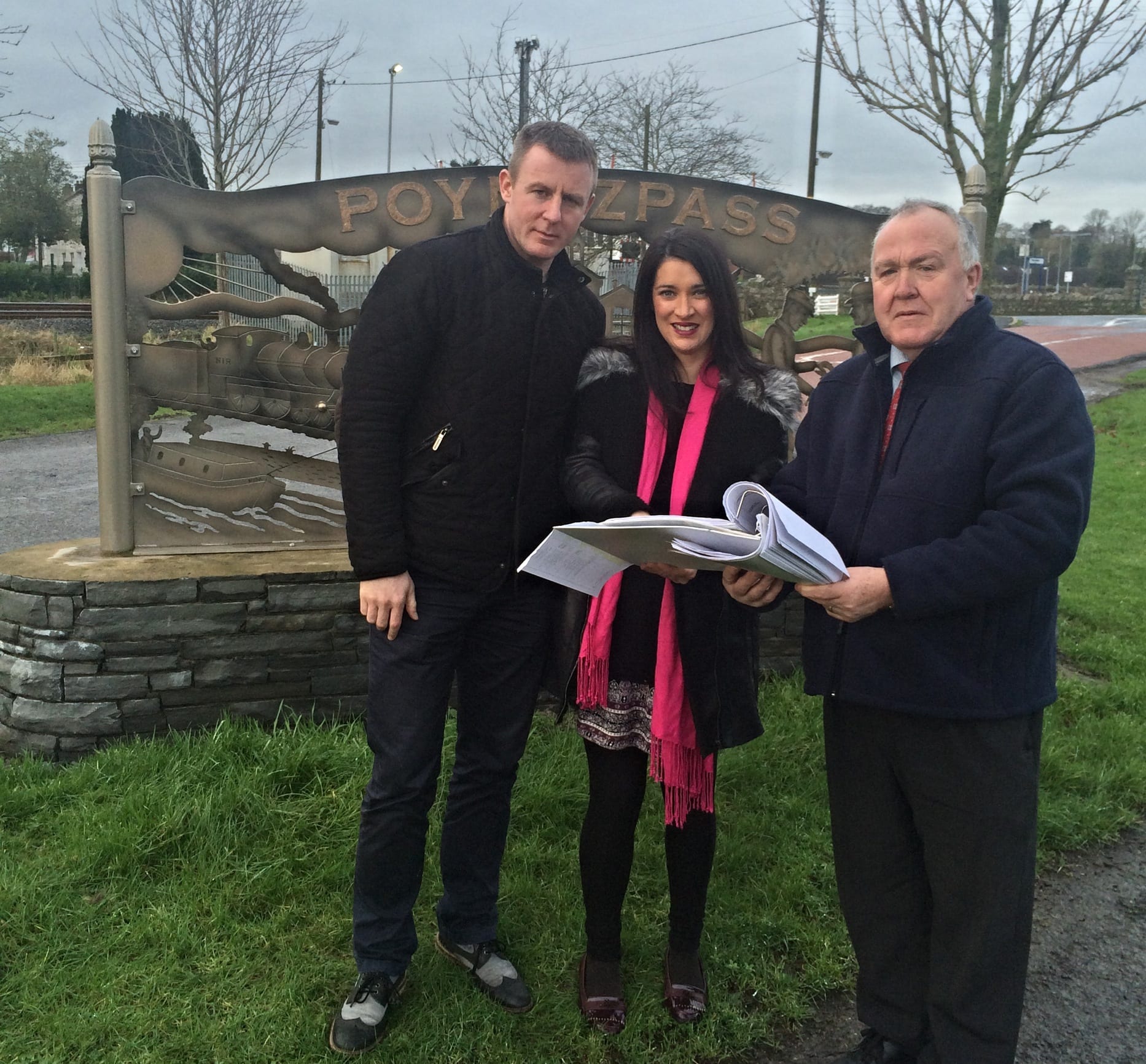 Justin McNulty, Sharon Haughey and Seamus Doyle