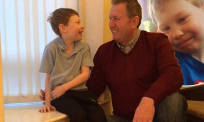 Doug Beattie and grandson Bradley