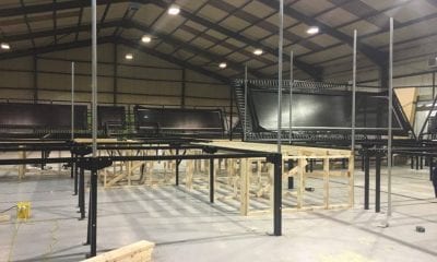 Inside the new trampoline park at the Outlet in Banbridge