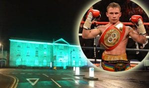 Carl Frampton Freedon of the borough