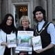 Lord Mayor of Armagh Garath Keating is joined by Cllr Sharon Haughey Grimley and local author Anne Gallogly to launch Anne's new book on dementia at The Palace Armagh