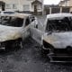 Cars destroyed Portadown