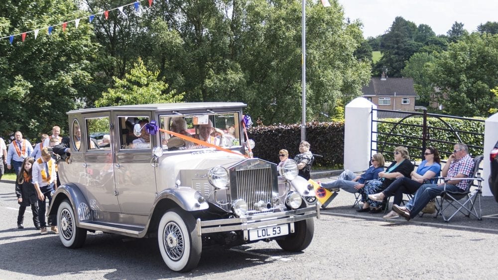 Twelfth celebrations in Richhill, county Armagh