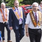 Twelfth celebrations in Richhill, county Armagh