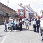 Twelfth celebrations in Richhill, county Armagh