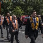 Twelfth celebrations in Richhill, county Armagh