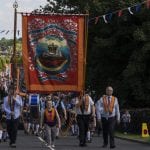 Twelfth celebrations in Richhill, county Armagh