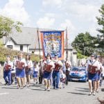 Twelfth celebrations in Richhill, county Armagh