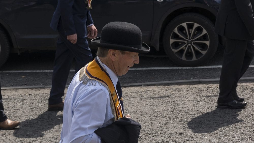 Twelfth celebrations in Richhill, county Armagh