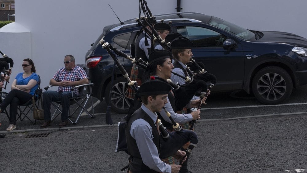 Twelfth celebrations in Richhill, county Armagh