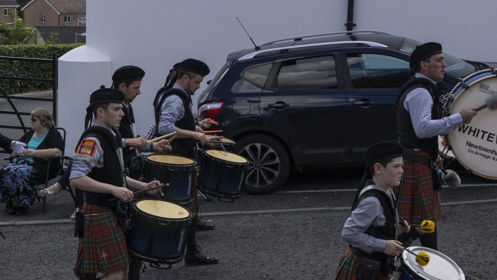 Twelfth celebrations in Richhill, county Armagh