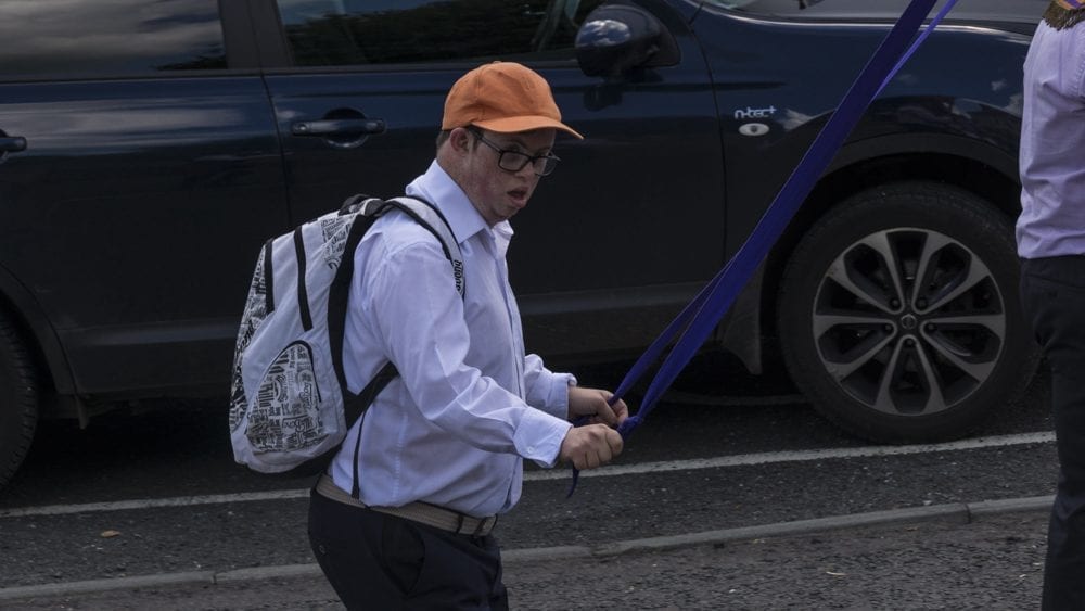 Twelfth celebrations in Richhill, county Armagh