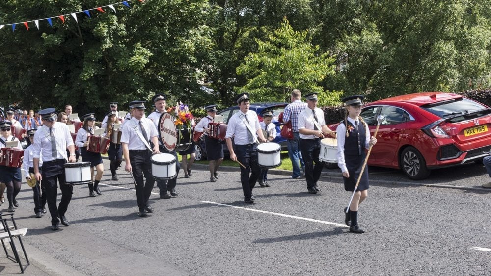 Twelfth celebrations in Richhill, county Armagh