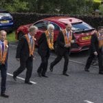 Twelfth celebrations in Richhill, county Armagh