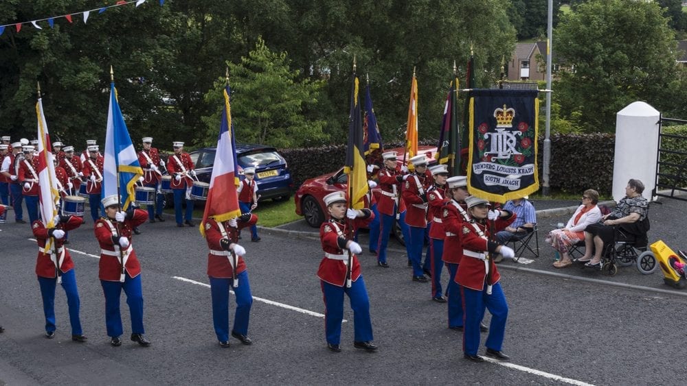 Twelfth celebrations in Richhill, county Armagh