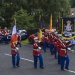 Twelfth celebrations in Richhill, county Armagh