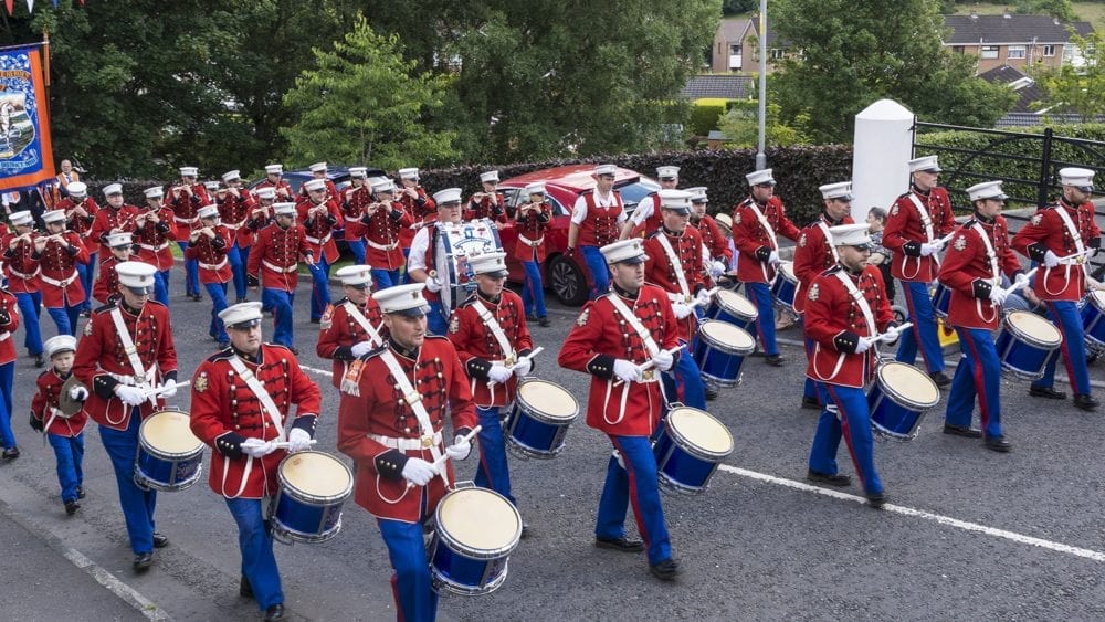 Twelfth celebrations in Richhill, county Armagh