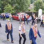 Twelfth celebrations in Richhill, county Armagh