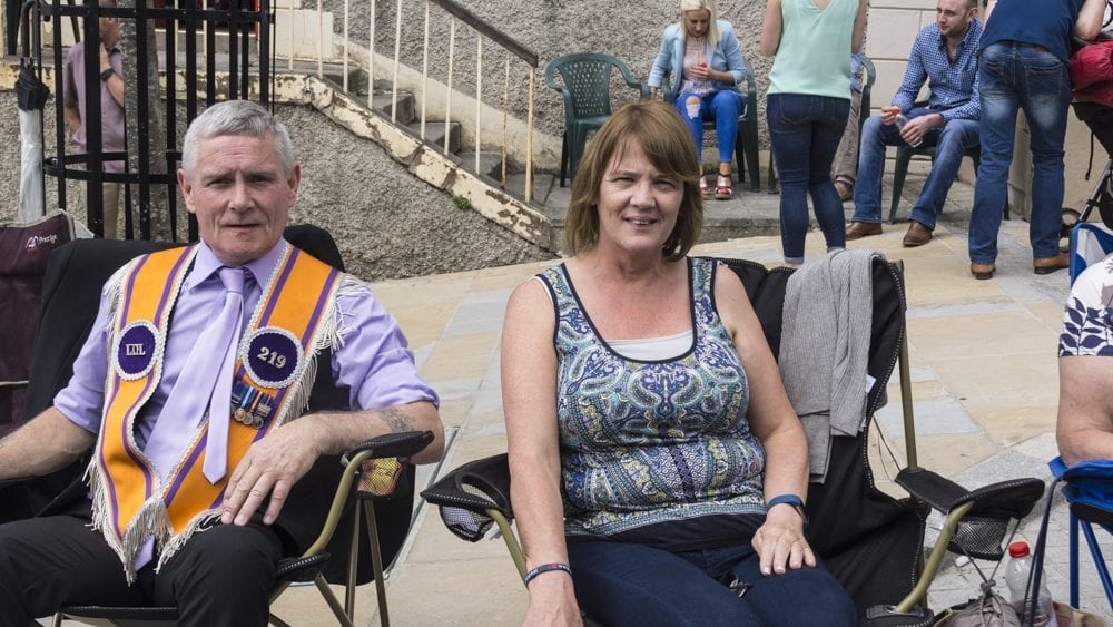 Twelfth celebrations in Richhill, county Armagh