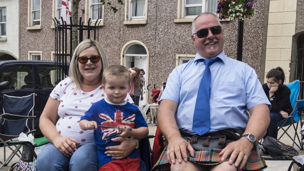 Twelfth celebrations in Richhill, county Armagh