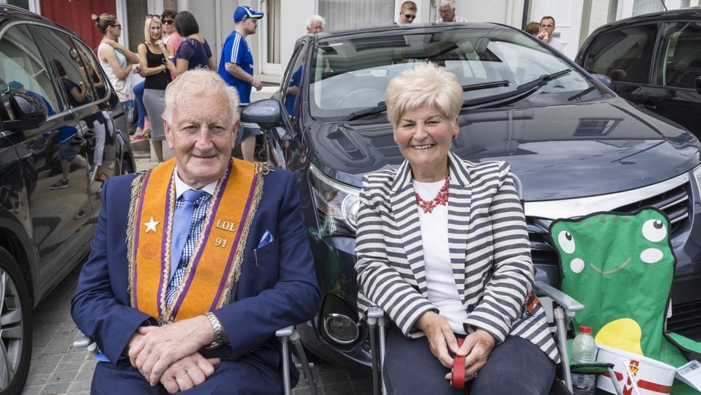 Twelfth celebrations in Richhill, county Armagh