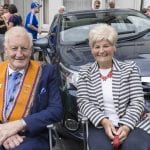 Twelfth celebrations in Richhill, county Armagh