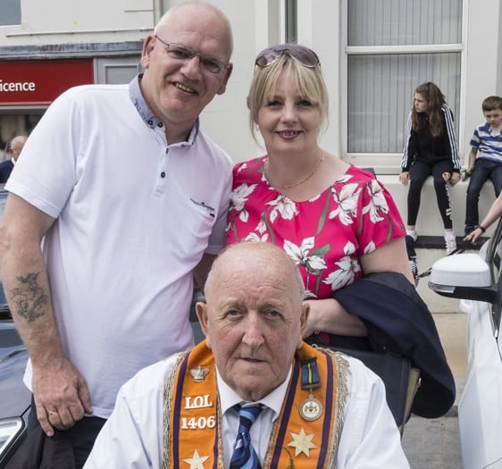 Twelfth celebrations in Richhill, county Armagh