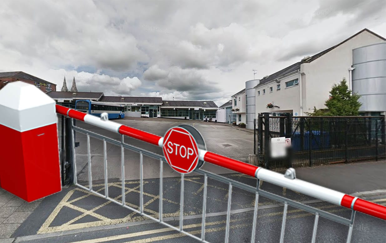 Barrier Armagh Bus Station