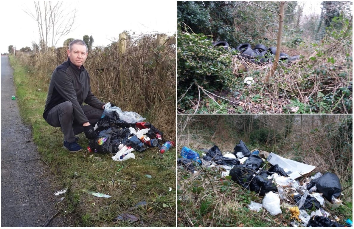 Fly-tipping Mickey Larkin