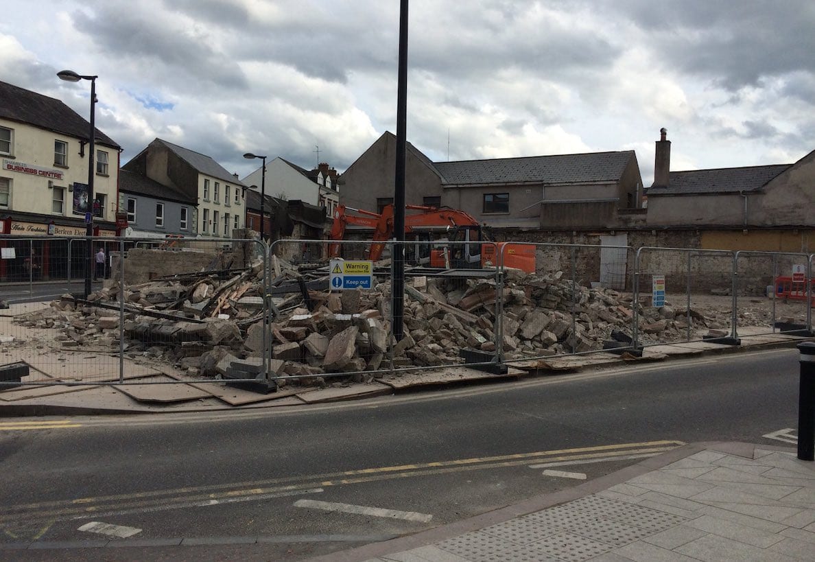 Former Irish station in Armagh demolished to make way for new Irish Language Centre