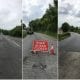 Roadworks Derrymacash