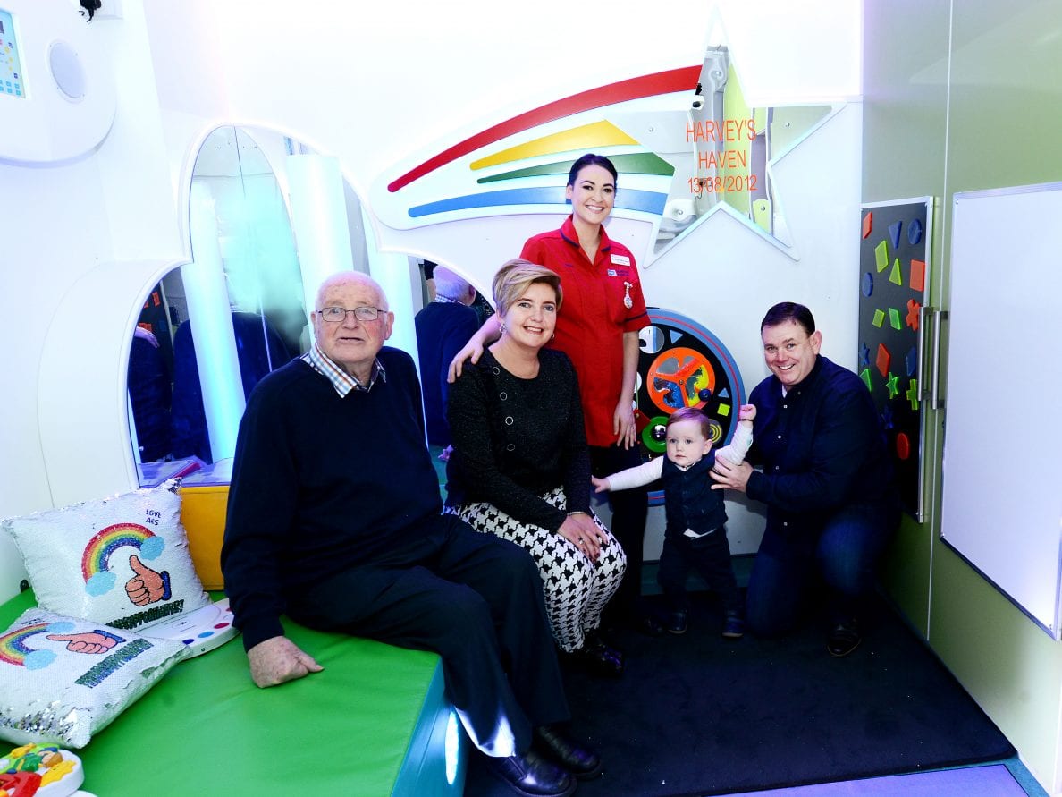 Bessbrook woman's dream of opening a new sensory room - in memory of her son two-and-a-half-year old son Harvey - has been realised.