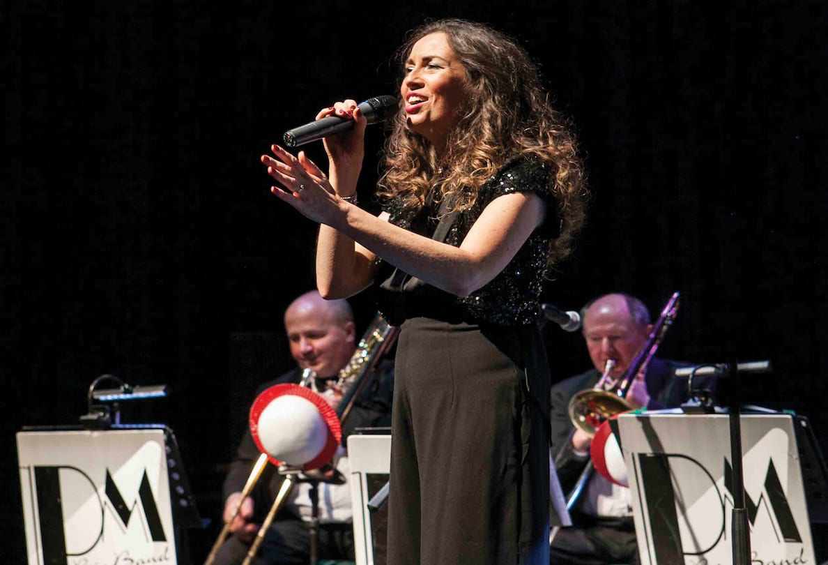 The PM big band at the Market Place Theatre in Armagh