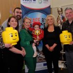 From left: Dr Linda Pinkster Director FET CMETB; Deirdre O'Callaghan AO CMETB; Ross Maguire Learn IT; Niamh Smyth TD; Laura Brady Project Co ordinator CMETB and Cathal Boylan MLA The Lego Mindstorm project brings children and teachers from primary schools together for Lego Mindstorm Workshops and subsequently for Space Challenge Competitions and Exhibitions of Project work and Project Sharing ideas. Peace by PIECE Lego Mindstorm funded by Peace IV co-ordinated by CMETB Tommy Makem Centre Keady Co.Armagh 9 3 2019 CREDIT: LiamMcArdle.com