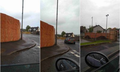 Killylea Road obstruction