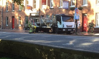 Lorry fire Armagh