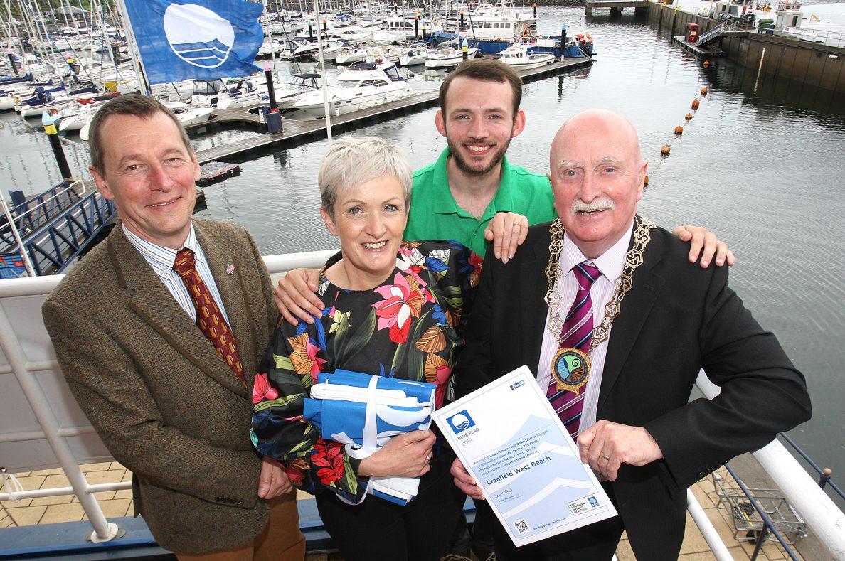 blue flag for south down beaches