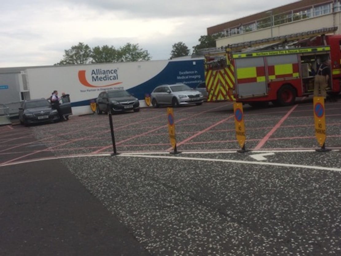 Craigavon Hospital fire