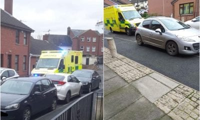 Ambulance stuck in Newry