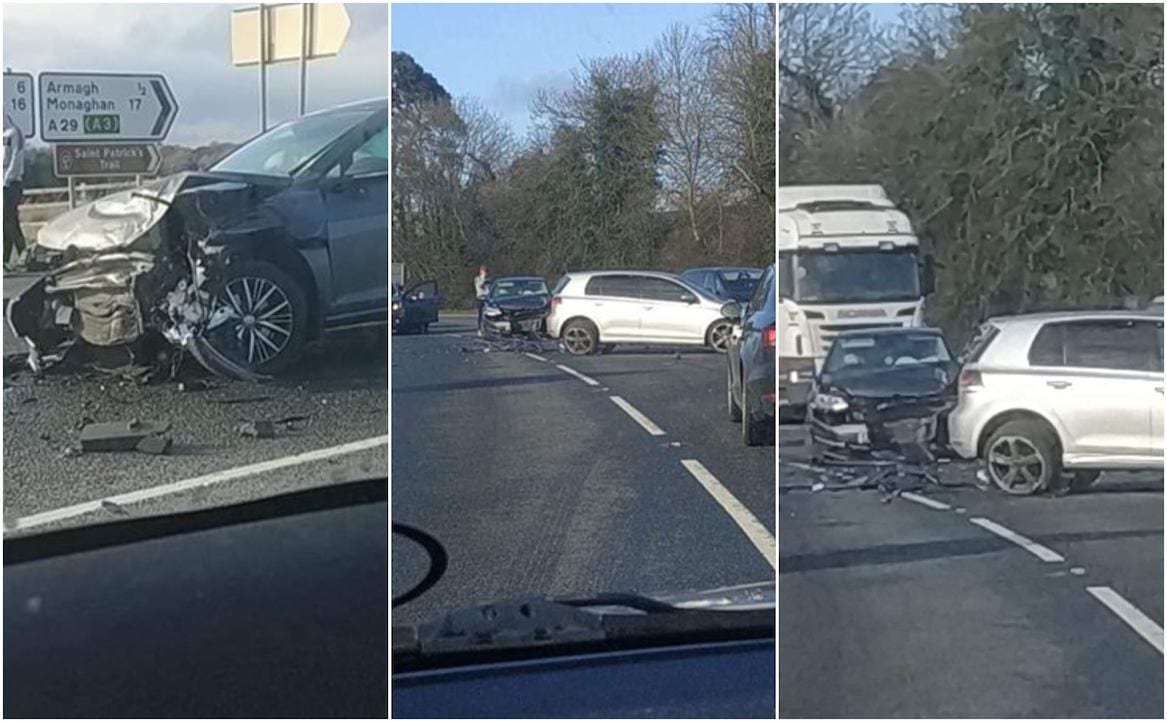 Crash Keady Road in Armagh