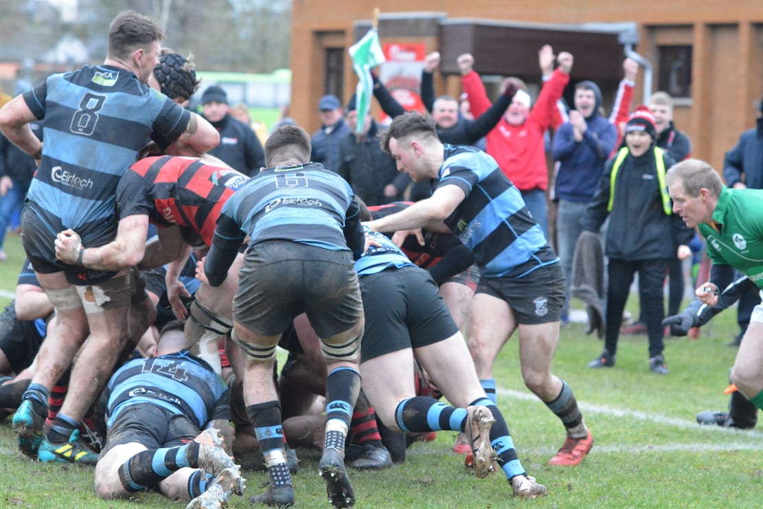 Neill Faloon Scored Armagh's second try to seal the historic win