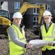 Pictured (L-R) are Ark Housing’s Chief Executive, Jim McShane and Dominic O’Neill, Corporate Acquisition Manager at Danske Bank