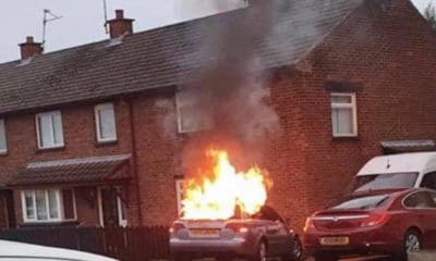 Car Fire Portadown