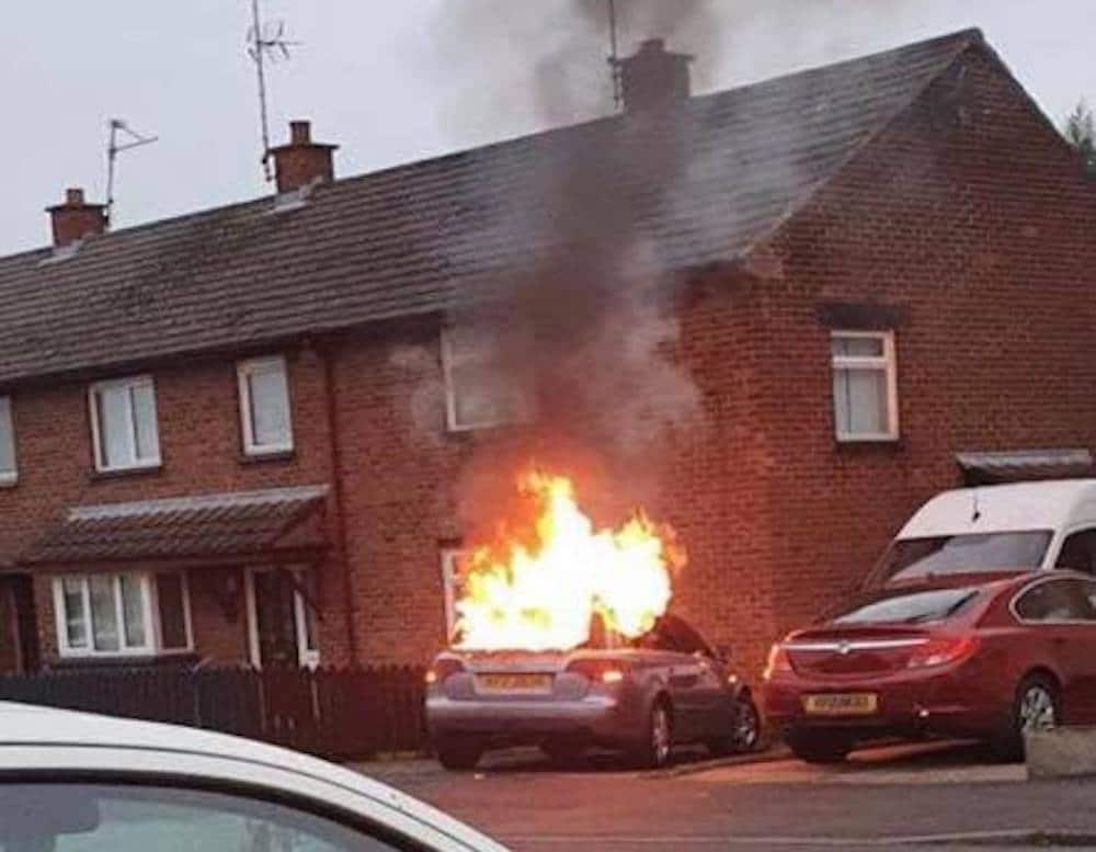 Car Fire Portadown