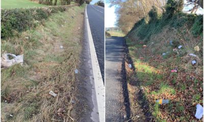 Litter on Armagh roads